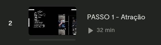 Aula: Passo 1 — Atração